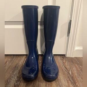 UGG Women's Blue Winter Rain Boots
